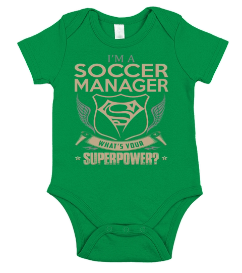 SOCCER MANAGER Short Sleeve Baby One-Piece