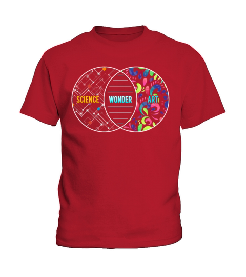 Science Wonder Art Overlapping Circles Gift T-Shirt Kids T-Shirt