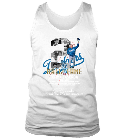 La Hall Of Fame Tommy Lasorda Thank You For The Memories Tank Top Unisex