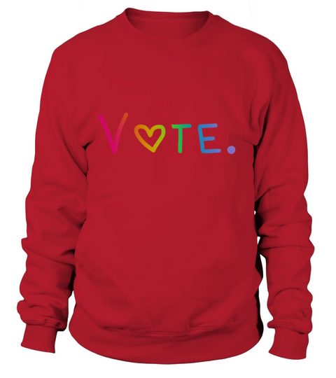 Rainbow Ombre Vote Women's Sweatshirt