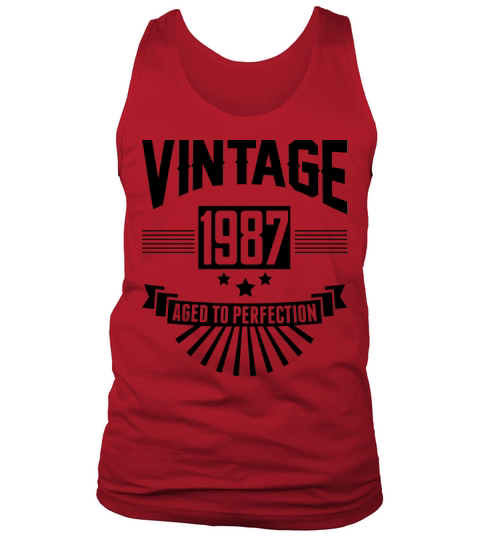 VINTAGE 1987 - Aged To Perfection Men's Tank Top