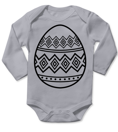 Easter Egg Long Sleeve Baby One-Piece