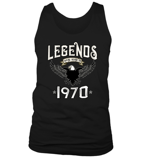 Born 1970 - 50th Birthday Birth of Legends 1970 Men's Tank Top