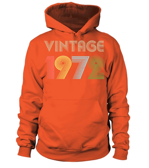 49th Birthday Vintage Shirt Born In 1972 Gift Tee Women's Hoodie