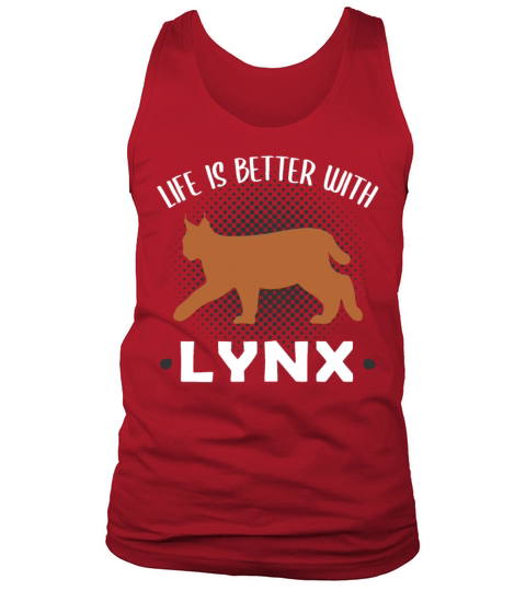 Lynx Forest Animal Lovers Quote Gift Tank Top Unisex