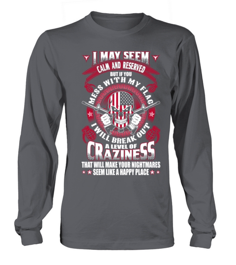 Military - Your nightmares seem like a happy place Men's Long Sleeve