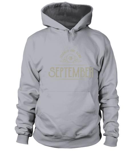 Legends are born in September Men's Hoodie