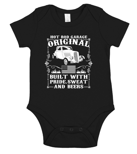 Hot Rod Garage Original Hotrod 4 Short Sleeve Baby One-Piece