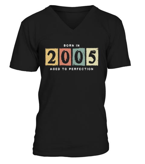 2005 Birthday vintage Gift Idea Men's V-Neck T-shirt