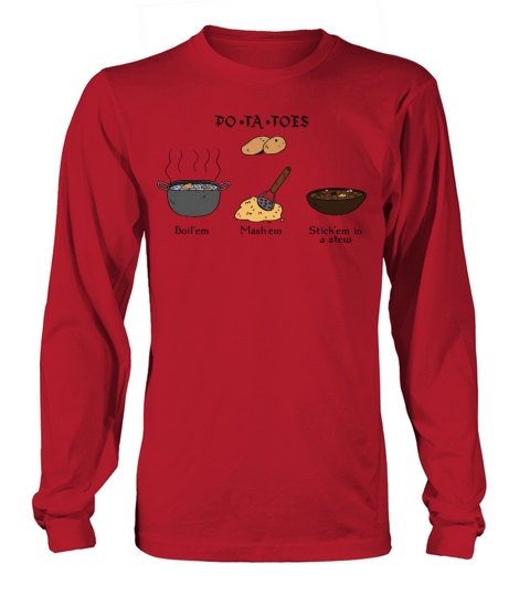 PO TA TOES Women's Long Sleeve