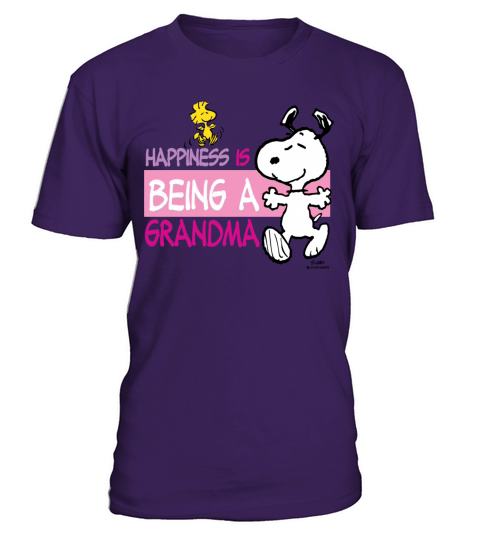 Peanut Snoopy Happiness Is Being A Grandma Gift Te Men's T-Shirt