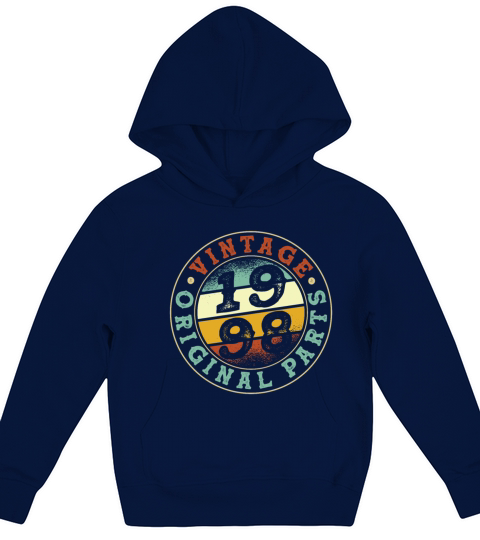 Vintage 1998 Parts Kids Hoodie