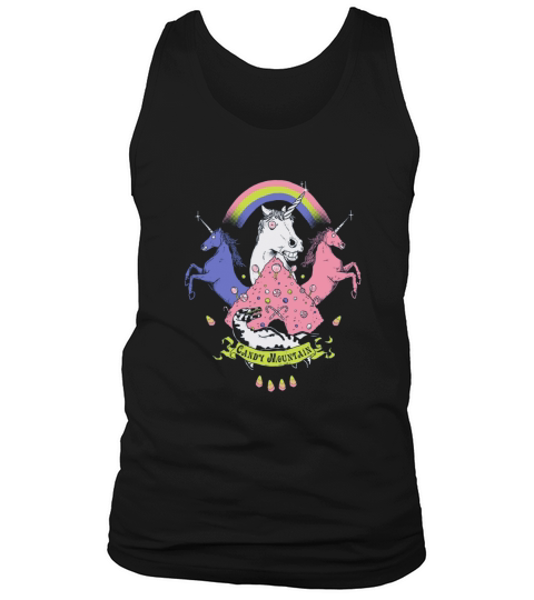 Candy mountain unicorn tee LGBT tee Tank Top Unisex