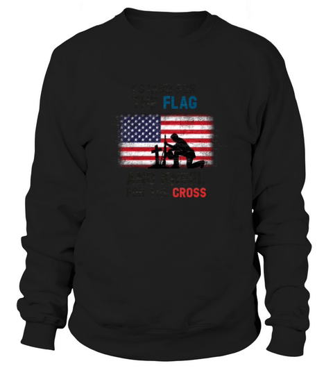 I Stand for the Flag I Kneel for the Cross Men's Sweatshirt