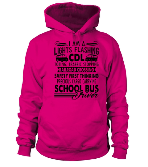 I Am A School Bus Driver CDL shirt Women's Hoodie