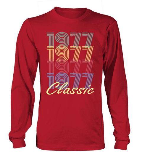 Born in 1977 Vintage Essential T-Shirt Women's Long Sleeve