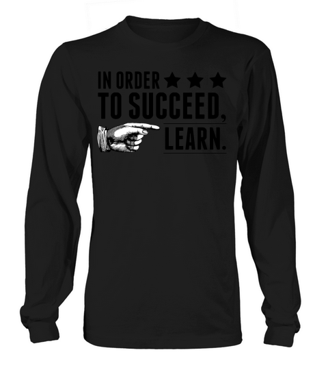 Learn To Succeed Women's Long Sleeve