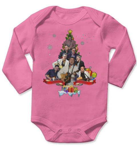 Vince Gill Christmas tree shirt Long Sleeve Baby One-Piece