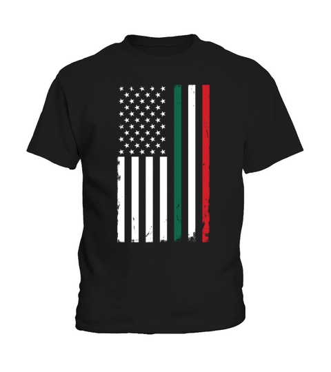 Patriotic American Flag with Colors from Mexican Flag Kids T-Shirt