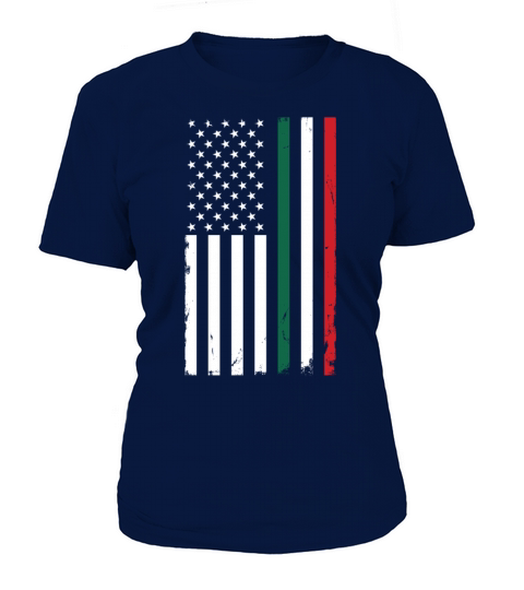 Patriotic American Flag with Colors from Mexican Flag Women's T-Shirt