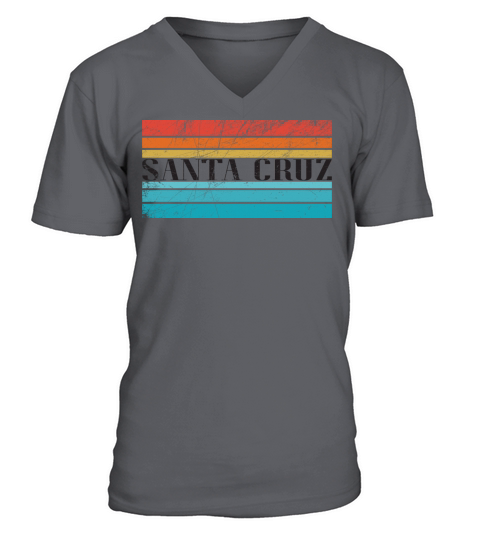 Santa Cruz Retro Vintage Men's V-Neck T-shirt