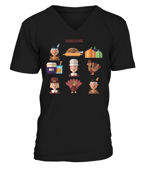 thanksgiving Men's V-Neck T-shirt