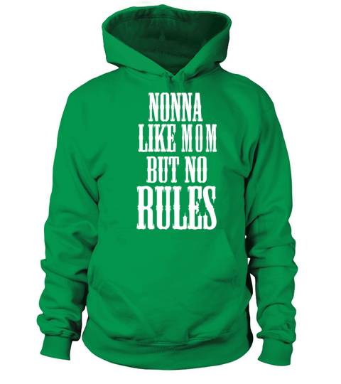 Nonna Like Mom But No Rules Men's Hoodie