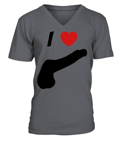 I love cock Men's V-Neck T-shirt