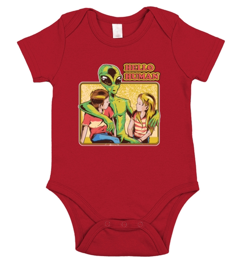 Outerspace Spaceship Scientist Galaxy Planet UFO Short Sleeve Baby One-Piece
