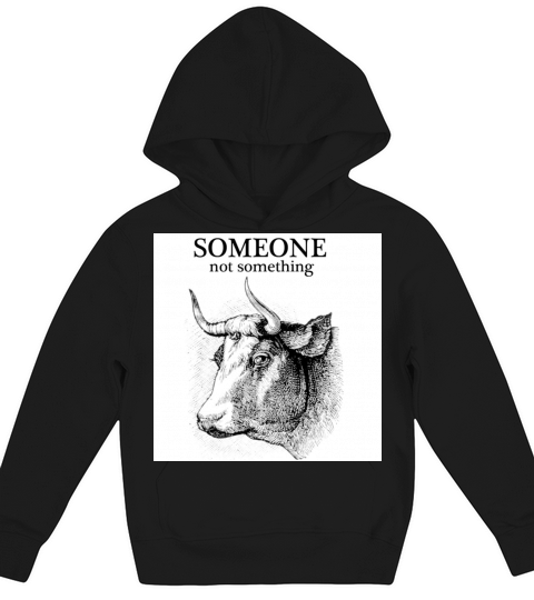 someone not something cow womens Kids Hoodie