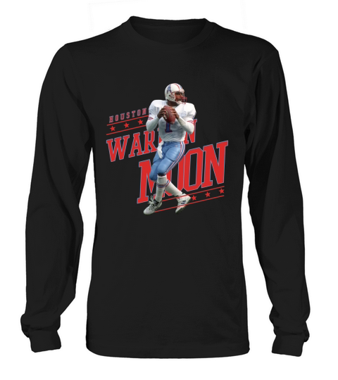 Warren No.1 Houston Football Moon Men's Long Sleeve
