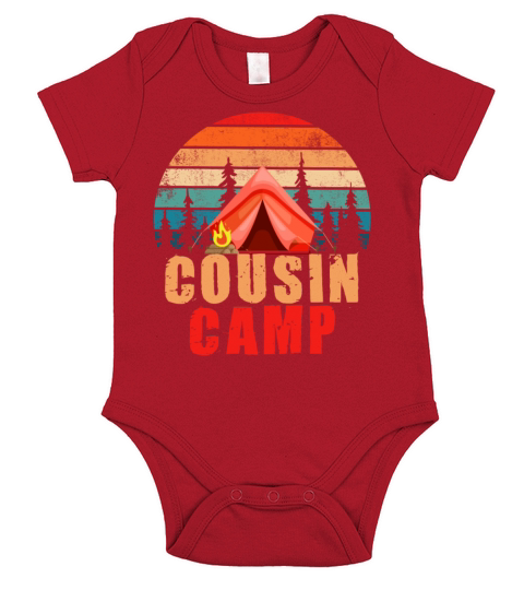 Cousin Camp Short Sleeve Baby One-Piece