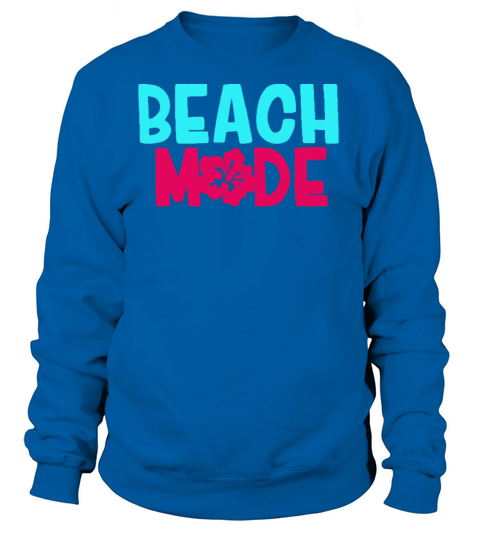 Beach Mode Hibiscus Tropical Luau Women's Sweatshirt