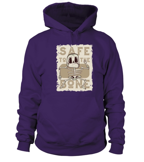 Safe to the bone skeleton Women's Hoodie
