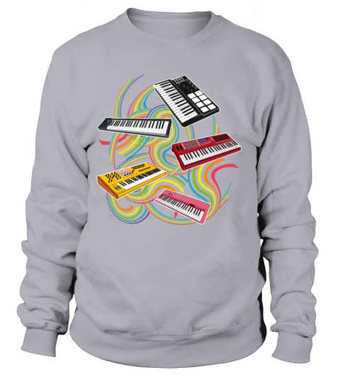 Keyboard Synthesizer Piano Women's Sweatshirt