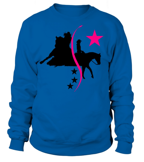 Barrel Racing Girl and Western Riding Girl Women's Sweatshirt