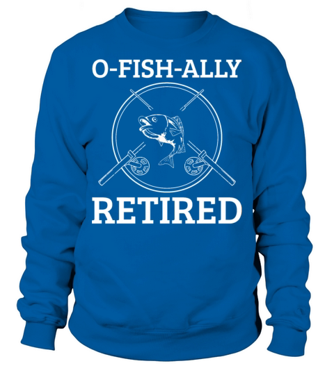 Fishing Retired Fisherman Grandpa Senior Men's Sweatshirt