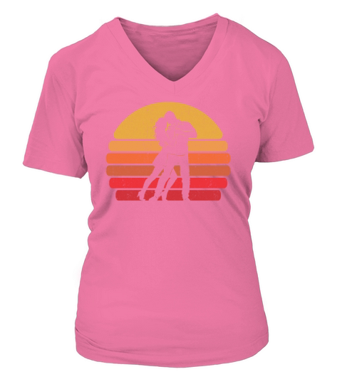 Retro Dance Dancer Vintage Dancing Women's V-Neck T-shirt