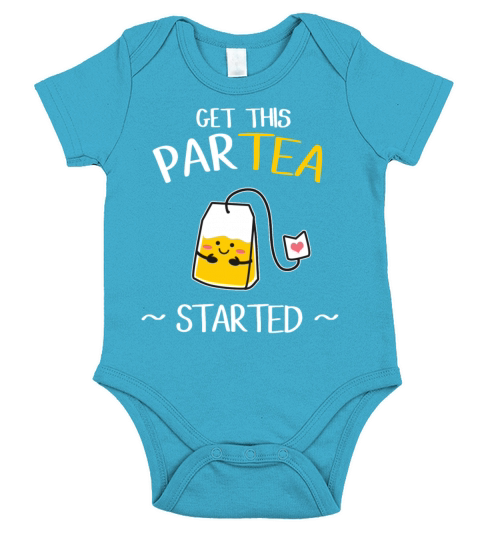 Tea Short Sleeve Baby One-Piece