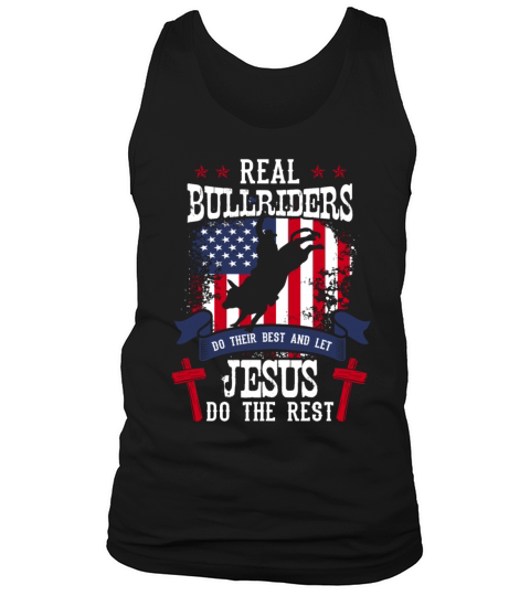 Real Bullriders Do Their Best Men's Tank Top