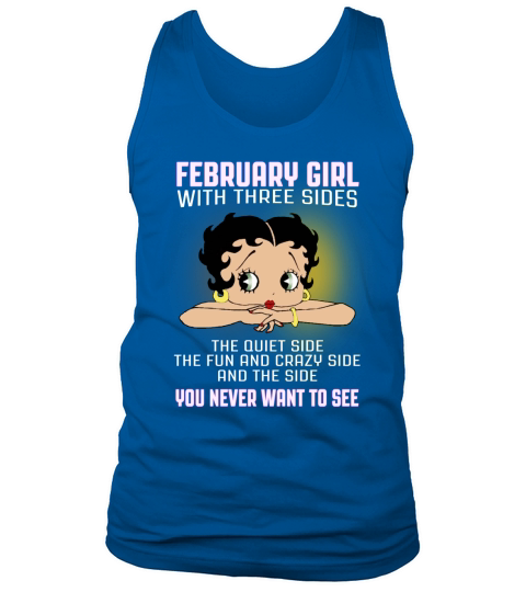 February girl 3 sides Tank Top Unisex