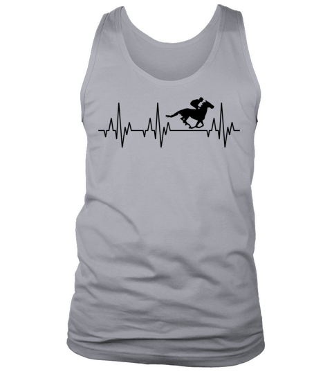 Heartbeat Horses Riding Harness Racing Equitation Tank Top Unisex