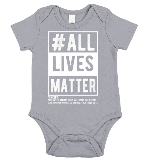 Funny ALM Humor Design for a American Patriot Short Sleeve Baby One-Piece
