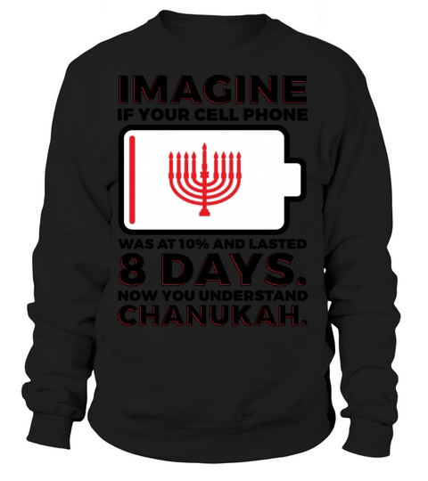 Miracle of Chanukah Hanukkah Menorah Funny Women's Sweatshirt