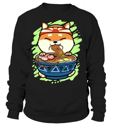 Ramen Gift For A Shiba Ino Dog Lover Women's Sweatshirt