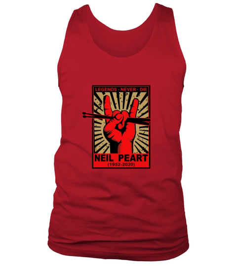Neil Peart Legend Never Die Tank Top Unisex