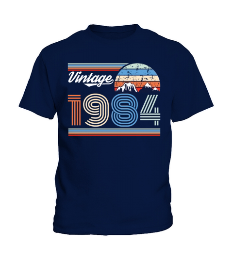 1984 Vintage born in Retro age Birthday gift idea Kids T-Shirt