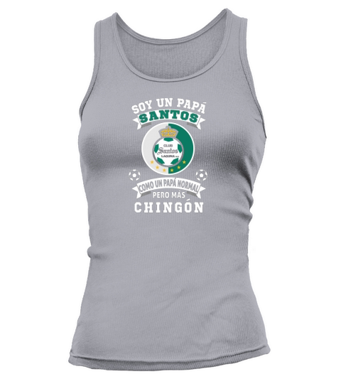 Club Santos Laguna Futbol Soccer Mexicano Fan Papa Santos Tank top Woman