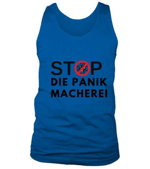 Stop die Panikmacherei german corona 2020 2021 Men's Tank Top