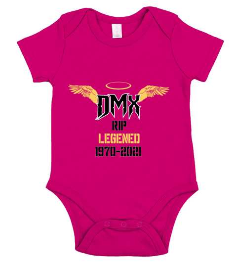 DMX Tribute T-shirt Angel Legend Rest in Peace Short Sleeve Baby One-Piece